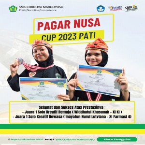 Ekskul Silat SMK Cordova Menjuarai Turnamen Pagar Nusa Cup 2023 Kabupaten Pati